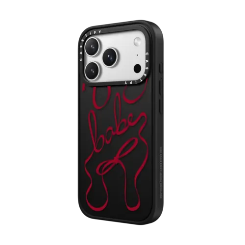 Babes and Bows | iPhone 17 Pro Max / Impact Case MagSafe Compatible / Matte Black | Image 2