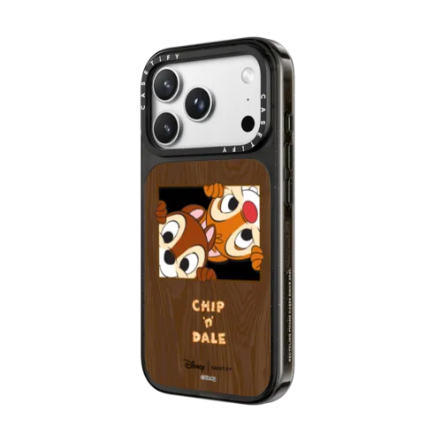Chip 'n' Dale Hide-n-Seek Case | iPhone 18 Pro Max / Impact Case MagSafe Compatible - Glossy / Glossy Black | Image 2