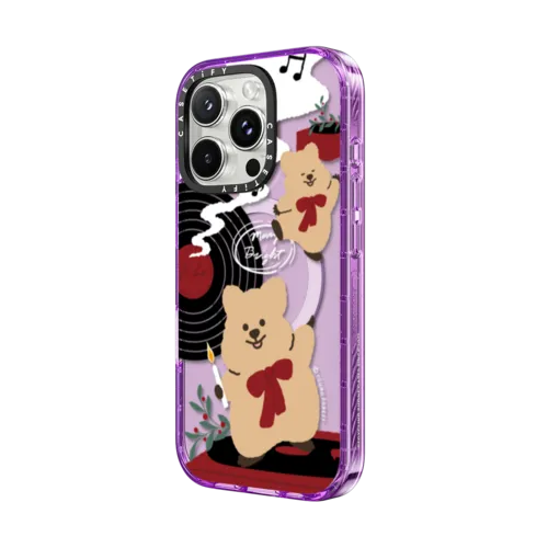 Music with KKOTKA | iPhone 16 Pro Max / Impact Case MagSafe Compatible / Purple | Image 2