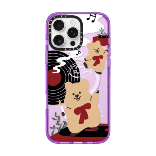 Music with KKOTKA | iPhone 16 Pro Max / Impact Case MagSafe Compatible / Purple | Image 1
