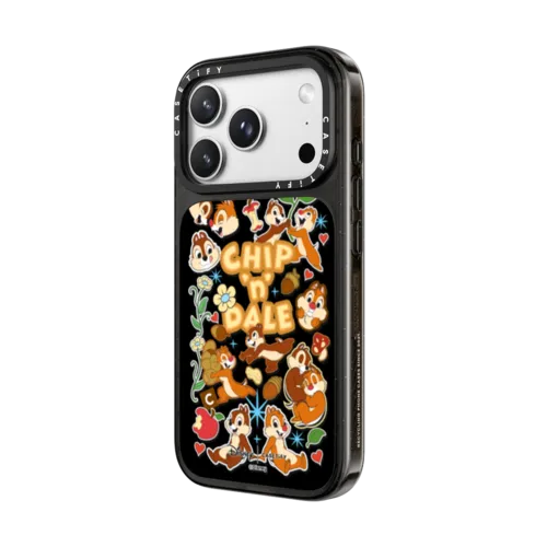 Chip 'n' Dale Sticker Case | iPhone 18 Pro Max / Impact Case MagSafe Compatible - Glossy / Glossy Black | Image 2