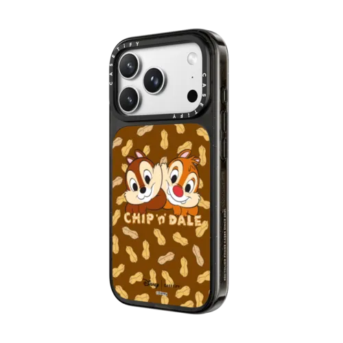 Chip 'n' Dale Peanuts Case | iPhone 18 Pro Max / Impact Case MagSafe Compatible - Glossy / Glossy Black | Image 2