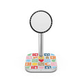 Moomin Square Pattern PowerThru 2-in-1 Charging Stand | Image 1
