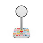 Moomin Square Pattern PowerThru 2-in-1 Charging Stand | Image 1