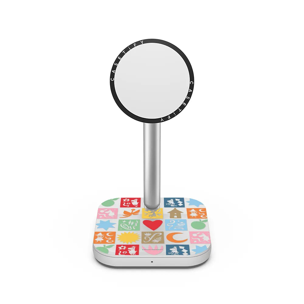 Moomin Square Pattern PowerThru 2-in-1 Charging Stand | Image 1