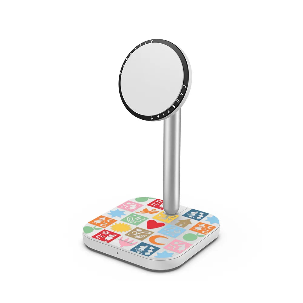 Moomin Square Pattern PowerThru 2-in-1 Charging Stand