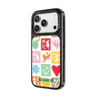 Moomin Square Pattern Case | iPhone 18 Pro Max / Impact Case MagSafe Compatible - Glossy / Glossy Black | Image 2