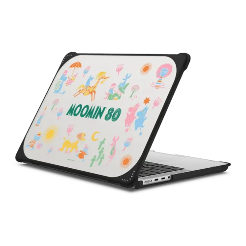 Moomin & Friends Laptop Case | MacBook Pro 14-inch (M1 - M5) / MacBook Bounce Case / Black | Image 1