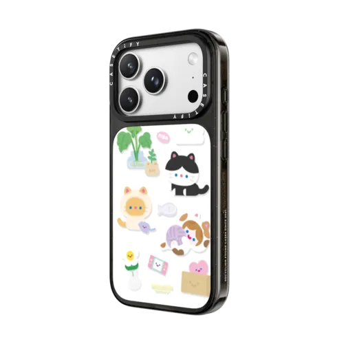 CELL KITTEN | iPhone 18 Pro Max / Impact Case MagSafe Compatible - Glossy / Glossy Black | Image 2