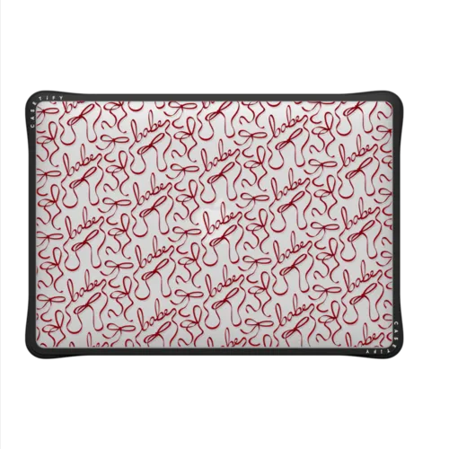 Babes and Bows | MacBook Air 13-inch (M1 / Intel) / MacBook Impact Case / Black | Image 2
