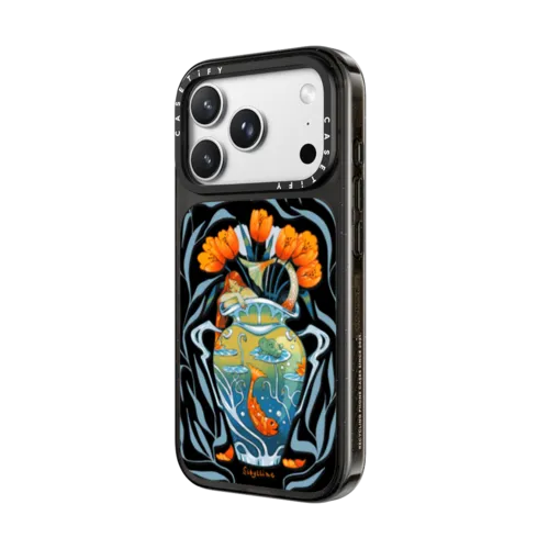 Vase bleu Case | iPhone 18 Pro Max / Impact Case MagSafe Compatible - Glossy / Glossy Black | Image 2