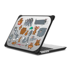 Pattern Laptop Case | MacBook Pro 14-inch (M1 - M5) / MacBook Bounce Case / Black | Image 1