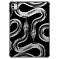 Transparent Kingsnake | iPad Pro 11-inch (M4/M5) / iPad Impact Case / Black | Image 1