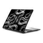 Transparent Kingsnake | MacBook Air 13-inch (M1 / Intel) / MacBook Impact Case / Black | Image 1
