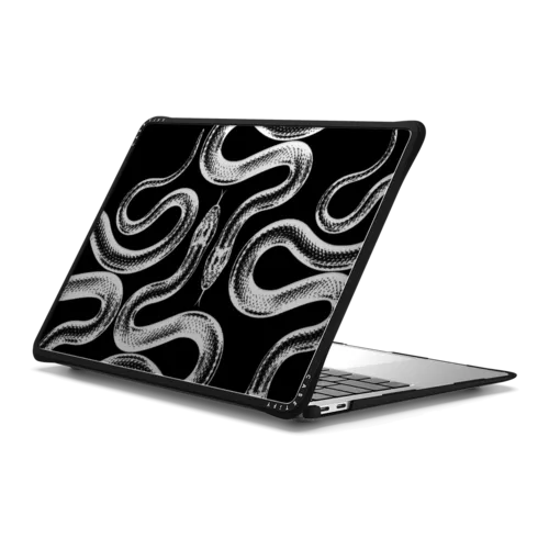 Transparent Kingsnake | MacBook Air 13-inch (M1 / Intel) / MacBook Impact Case / Black | Image 1