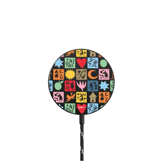 Moomin Square Pattern Megnetic Wireless Charger | Image 1