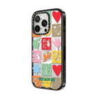 Moomin Square Pattern Case | iPhone 16 Pro Max / Impact Case MagSafe Compatible / Black | Image 2