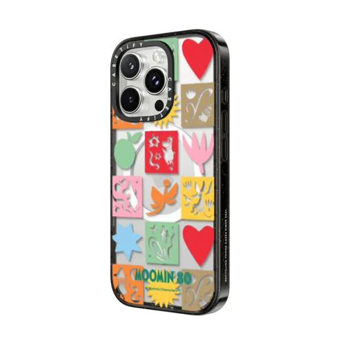 Moomin Square Pattern Case | iPhone 16 Pro Max / Impact Case MagSafe Compatible / Black | Image 2