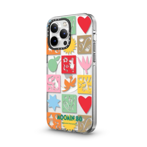 Moomin Square Pattern Case | iPhone 12 Pro Max / Impact Clear Case MagSafe Compatible / Clear | Image 2