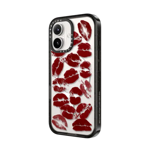 Hot Lips | iPhone 16 Plus / Impact Case MagSafe Compatible / Black | Image 2