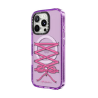 Pierced Corset Bow | iPhone 16 Pro Max / Impact Case MagSafe Compatible / Purple | Image 2