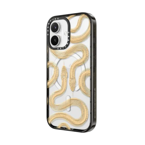 Gold Kingsnake | iPhone 17 / Impact Case MagSafe Compatible / Black | Image 2