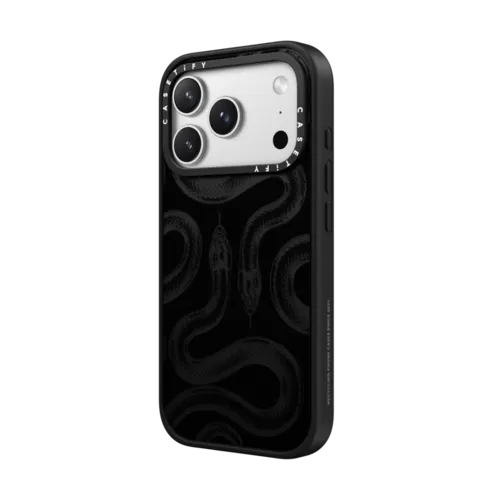 Transparent Kingsnake | iPhone 17 Pro Max / Impact Case MagSafe Compatible / Matte Black | Image 2