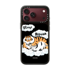 Eat Sleep Repeat | iPhone 18 Pro Max / Impact Case MagSafe Compatible - Glossy / Glossy Black | Image 1