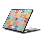 Moomin Square Pattern Laptop Case | MacBook Air 13-inch (M1 / Intel) / MacBook Impact Case / Black | Image 1