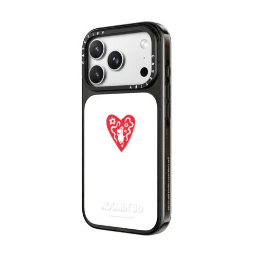 Moomin in Heart Case | iPhone 18 Pro Max / Impact Case MagSafe Compatible - Glossy / Glossy Black | Image 2