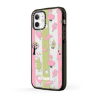 Moomin Stripes Pattern Case | iPhone 12 / Impact Case / Black | Image 2