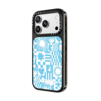 Moomin Puzzle Pattern Case | iPhone 18 Pro Max / Impact Case MagSafe Compatible - Glossy / Glossy Black | Image 2