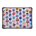 Summer Pansy Flowers | MacBook Air 13-inch (M1 / Intel) / MacBook Impact Case / Black | Image 2