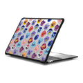 Summer Pansy Flowers | MacBook Air 13-inch (M1 / Intel) / MacBook Impact Case / Black | Image 1