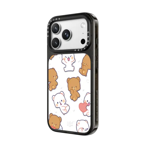 Sending Hearts | iPhone 18 Pro Max / Impact Case MagSafe Compatible - Glossy / Glossy Black | Image 2
