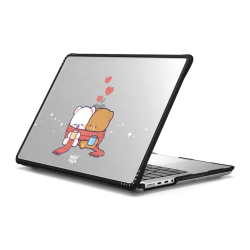 Wrapped in Warmth | MacBook Pro 14-inch (M1 - M5) / MacBook Impact Case / Black | Image 1