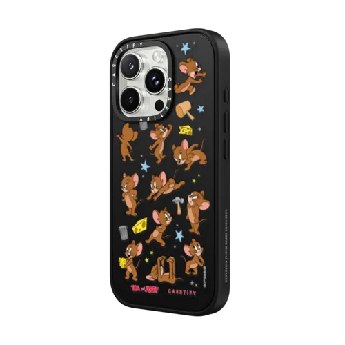 Jerry Pattern Case | iPhone 16 Pro Max / Impact Case MagSafe Compatible / Matte Black | Image 2