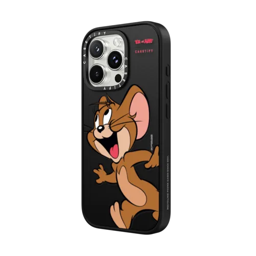 Jerry Character Case | iPhone 16 Pro / Impact Case MagSafe Compatible / Matte Black | Image 2