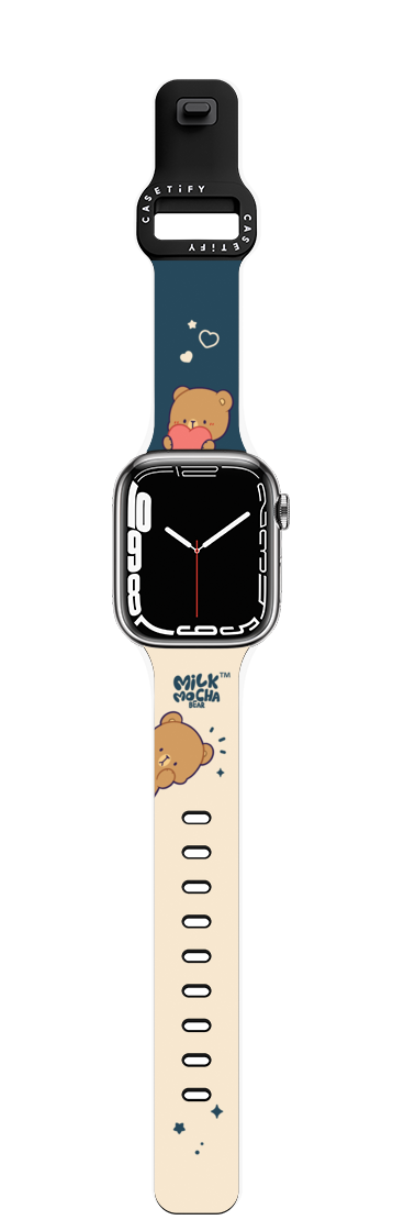 Floating Mocha | Apple Watch SE 3 (40mm) / Impact Band / Black | Image 1