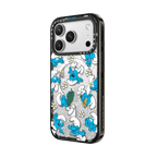 The Smurfs Jumbled Pattern Case | iPhone 17 Pro Max / Impact Case MagSafe Compatible / Black | Image 2