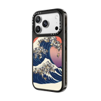 The Great Wave of Pug | iPhone 18 Pro Max / Impact Case MagSafe Compatible - Glossy / Glossy Black | Image 2