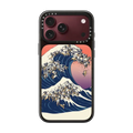 The Great Wave of Pug | iPhone 18 Pro Max / Impact Case MagSafe Compatible - Glossy / Glossy Black | Image 1