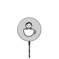 Cup Boy |   / PowerThru Magnetic Wireless Charger MagSafe Compatible / Black | Image 1