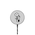 Flower Boy |   / PowerThru Magnetic Wireless Charger MagSafe Compatible / Black | Image 1