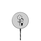 Flower Boy |   / PowerThru Magnetic Wireless Charger MagSafe Compatible / Black | Image 1