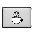 Cup Boy | MacBook Air 13-inch (M1 / Intel) / MacBook Impact Case / Black | Image 2