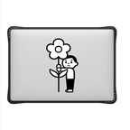 Flower Boy | MacBook Air 13-inch (M1 / Intel) / MacBook Impact Case / Black | Image 2