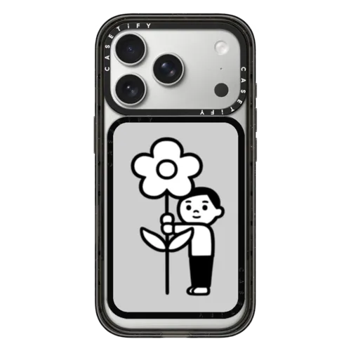 Flower Boy | Snappy Cardholder Stand / Snappy Cardholder Stand MagSafe Compatible / Black | Image 1