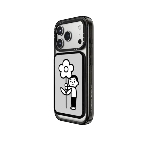 Flower Boy | Snappy Cardholder Stand / Snappy Cardholder Stand MagSafe Compatible / Black | Image 2