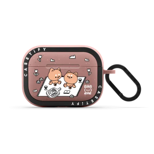 Picnic With You | AirPods Pro 2 / Earbuds Bounce Case / Matte Dusty Rose | Image 1